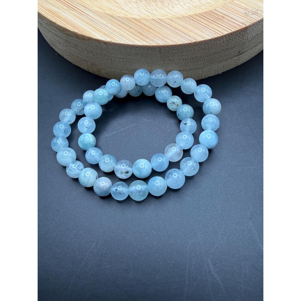Aquamarine 4mm Bracelet